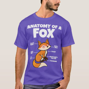 Adorable Fennec Fo I Fo Lover I Anatomy Of A Fo Pr T-Shirt