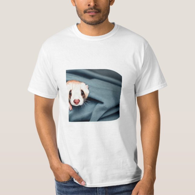 "Adorable Ferret T-Shirt Designs - Whimsical and U (Front)