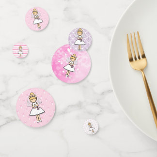 Adorable First Holy Communion little girl Confetti