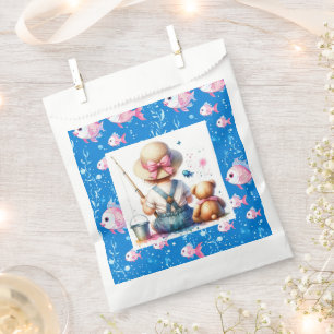 Adorable Fishing Themed Girl's Baby Shower  Favour Bags