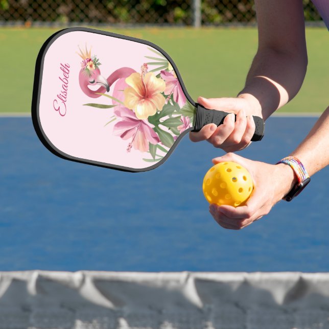 Adorable Flamingo Pickleball Paddle (Insitu)