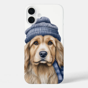 ADORABLE FLUFFY GOLDEN RETRIEVER PUPPY DOG iPhone 16 PLUS CASE