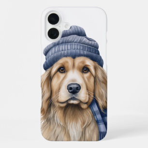 ADORABLE FLUFFY GOLDEN RETRIEVER PUPPY DOG iPhone 16 PLUS CASE
