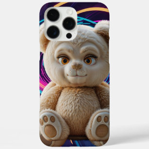 Adorable Fluffy Teddy Bear Cute Plush iPhone 16 Pro Max Case