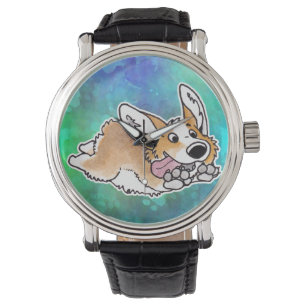 Adorable Flying Corgi Watch