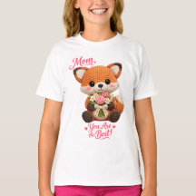 Adorable Fox Mom You Are The Best Cute Mothers Day