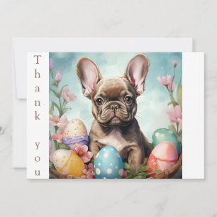 Adorable French Bulldog Thank You Card