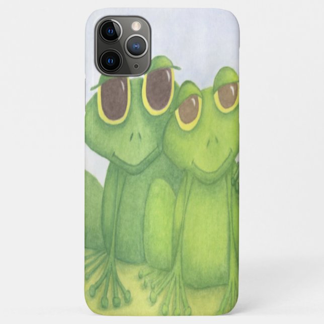 Adorable Frog Lovers Case-Mate iPhone Case (Back)