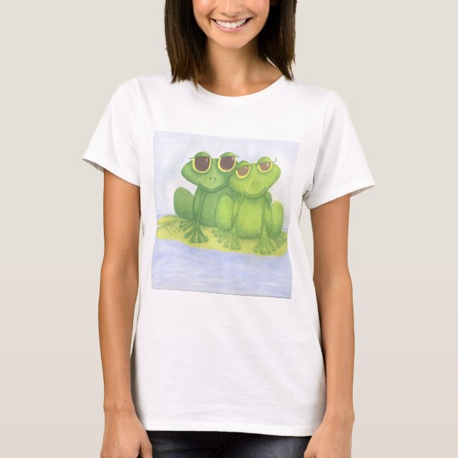 Adorable Frog Lovers T-Shirt (Front)
