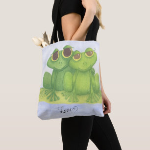 Adorable Frog Lovers Tote Bag