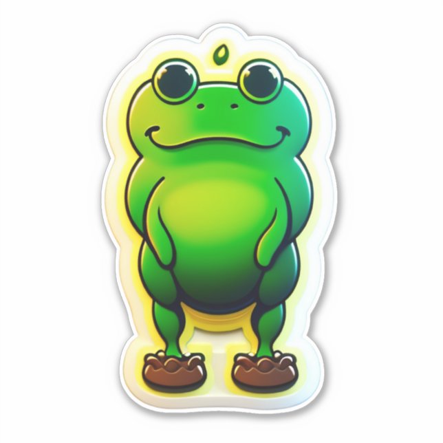 Adorable Frog Stickers for Every Occasion (Front)