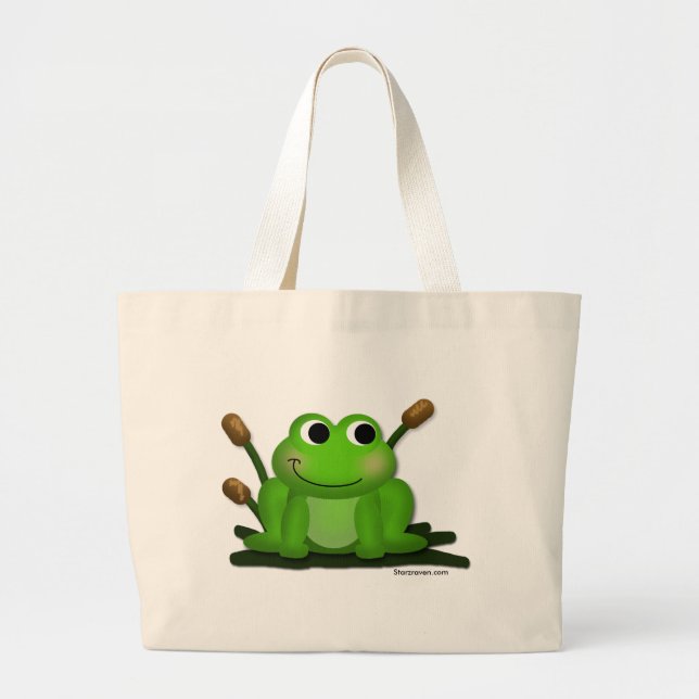 Adorable Froggy Tote Bag (Front)