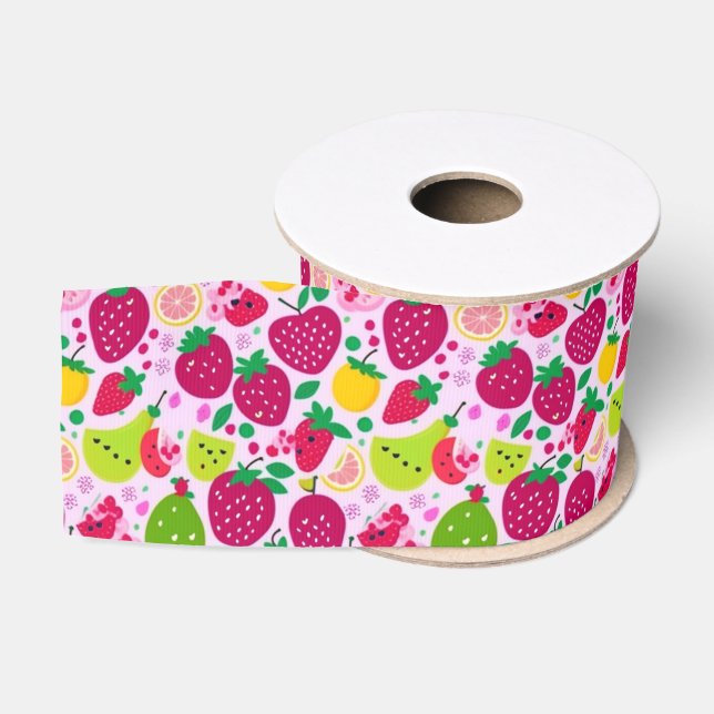 Adorable Fruity Cuties Grosgrain Ribbon (Spool)