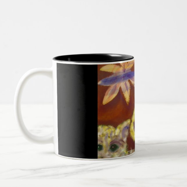 Adorable Furry Cats coffee mug (Left)