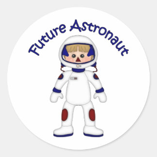 Adorable Future Astronaut Tees and Gifts Classic Round Sticker
