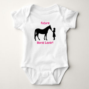 Adorable Future Horse Lover Baby Bodysuit