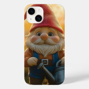 Adorable Garden Gnome with Watering Can Case-Mate iPhone 14 Case