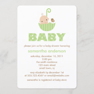 Adorable Gender Neutral Baby Shower Invitation