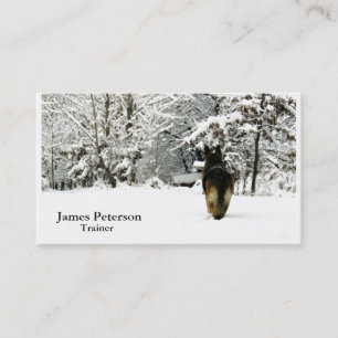 Adorable German Shepherd Business Cards