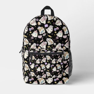 Adorable Ghost Cartoon Design Printed Backpack