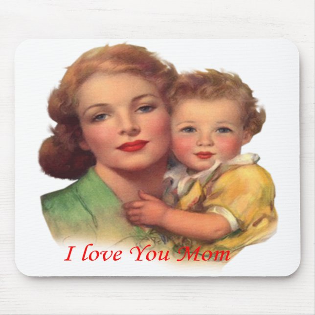 Adorable Gift for Mother's Day Mouse Mat (Front)