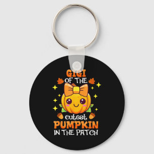 Adorable Gigi Of The Cutest Pumpkin In The Patch  Key Ring