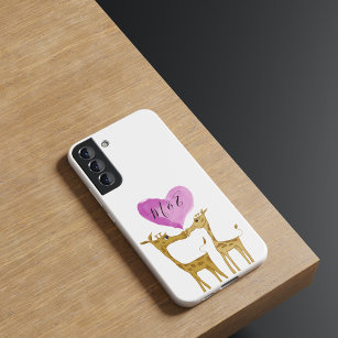 Adorable Giraffe Lovers  Case-Mate iPhone 14 Pro Max Case