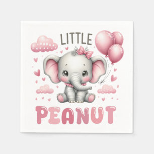 Adorable Girl Little Peanut  Napkin