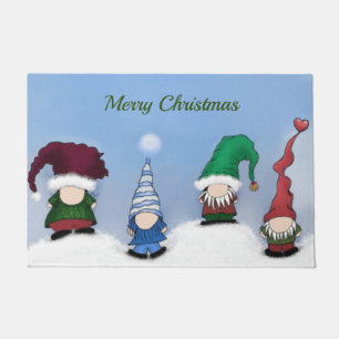 Adorable Gnome Posse Doormat