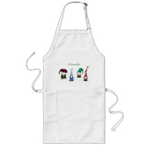 Adorable Gnome Posse Long Apron