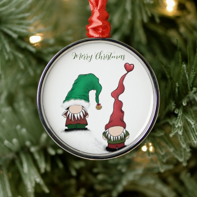 Adorable Gnome Posse Metal Tree Decoration (Tree)
