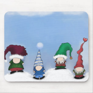 Adorable Gnome Posse Mouse Mat