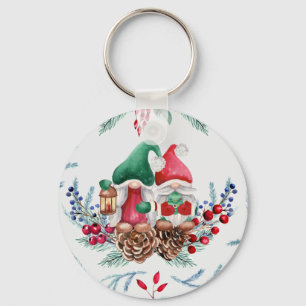 Adorable Gnomes  Key Ring