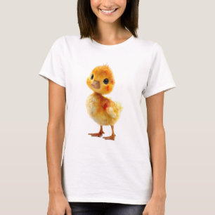 Adorable Golden Fluff Duckling Women T-Shirt