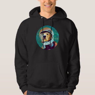 Adorable Golden Retriever Astronaut For Retriever Hoodie
