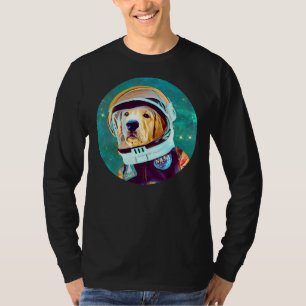 Adorable Golden Retriever Astronaut For Retriever T-Shirt