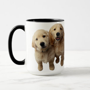 “Adorable Golden Retriever Puppies Mug** Mug