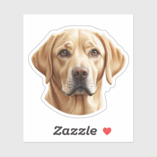 Adorable Golden Retriever Puppy Sticker – Cute Dog