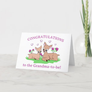 Adorable Grandma-to-be Congratulations Card