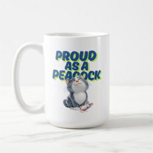  Adorable Gray Cat  Coffee Mug