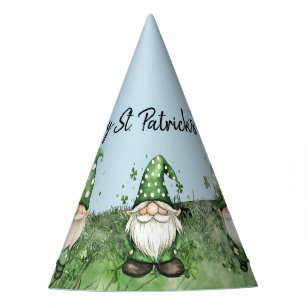 Adorable Green St. Patrick's Day Gnomes Party Hat