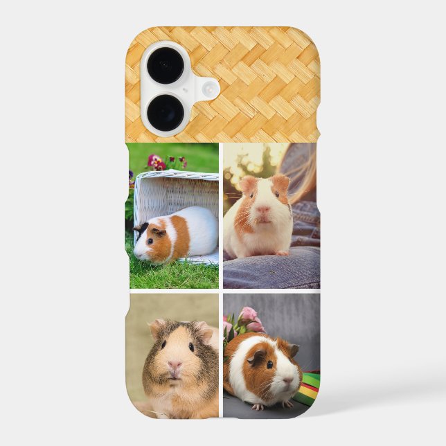 Adorable Guinea Pig Photo Collage Personalized (Back)