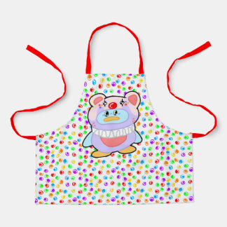 Adorable Gum Ball and Clown Baking Apron