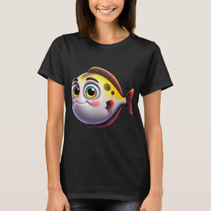 Adorable Halibut Fish T-Shirt