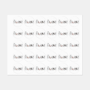 Adorable Halloween Stick Figure Scene