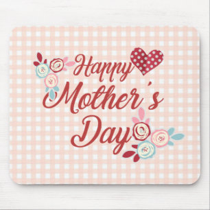 Adorable Happy Mother's Day Mouse Pad