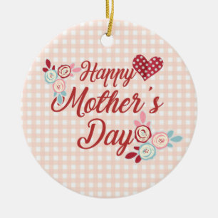 Adorable Happy Mother's Day Ornament