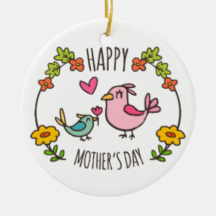 Adorable Happy Mother's Day Ornament