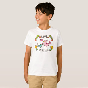 Adorable Happy Mother's Day Tagless Shirt