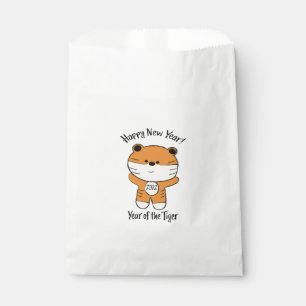 Adorable Happy New Year 2022 Year of the Tiger Favour Bags